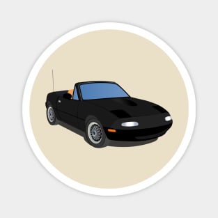 Black Miata Magnet